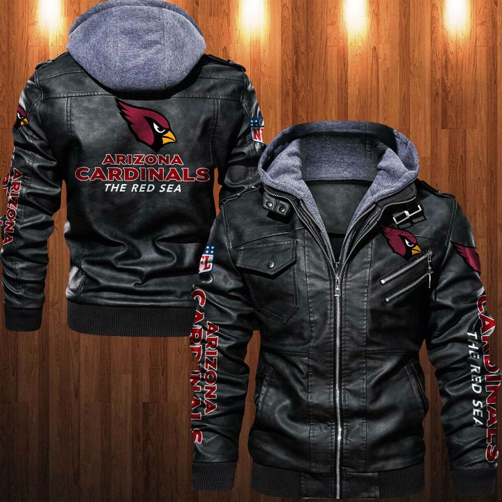 Arizona Cardinals The Red Sea Leather Jacket - HVsun