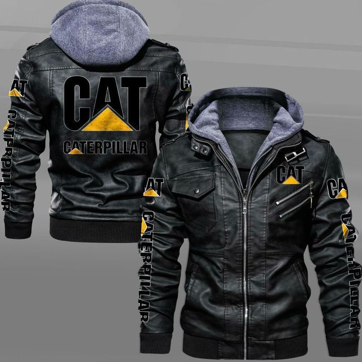 Caterpillar Inc Leather Jacket - HVsun