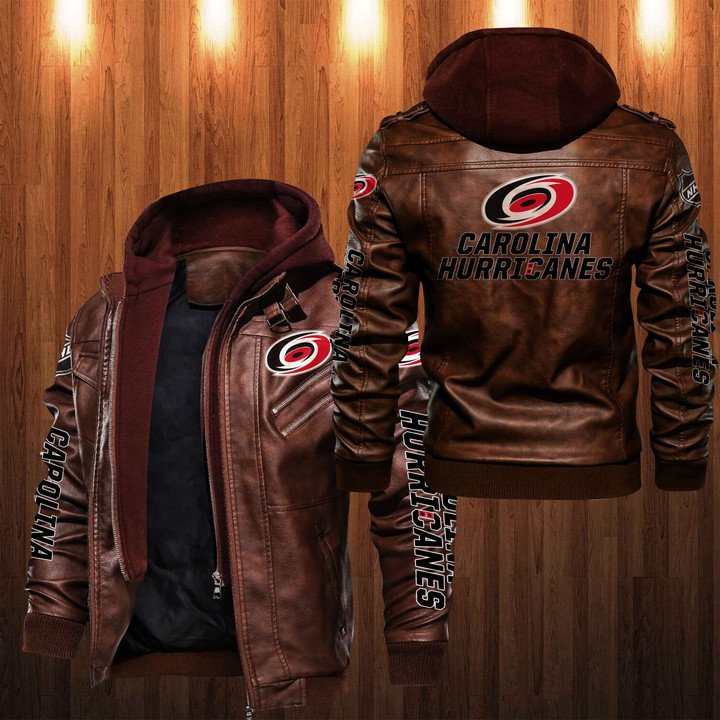 Carolina Hurricanes Leather Jacket - HVsun