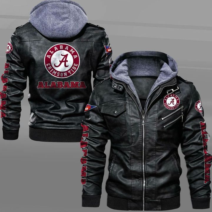 Alabama Crimson Tide Leather Jacket - HVsun