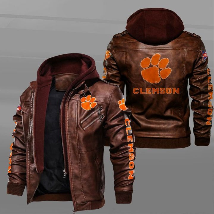 Clemson Tigers Leather Jacket - HVsun
