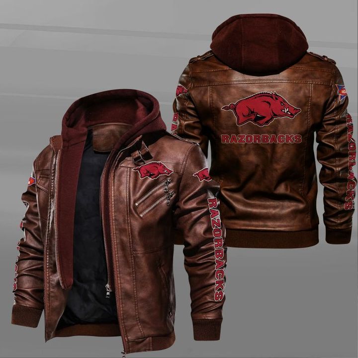 Arkansas Razorbacks Leather Jacket - HVsun