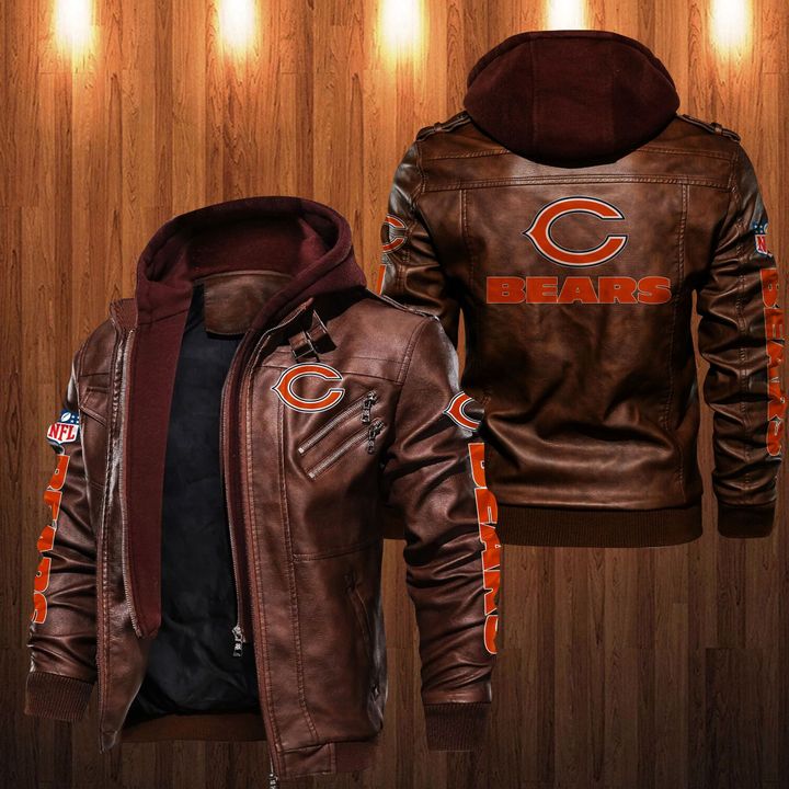 Chicago Bears Leather Jacket - HVsun