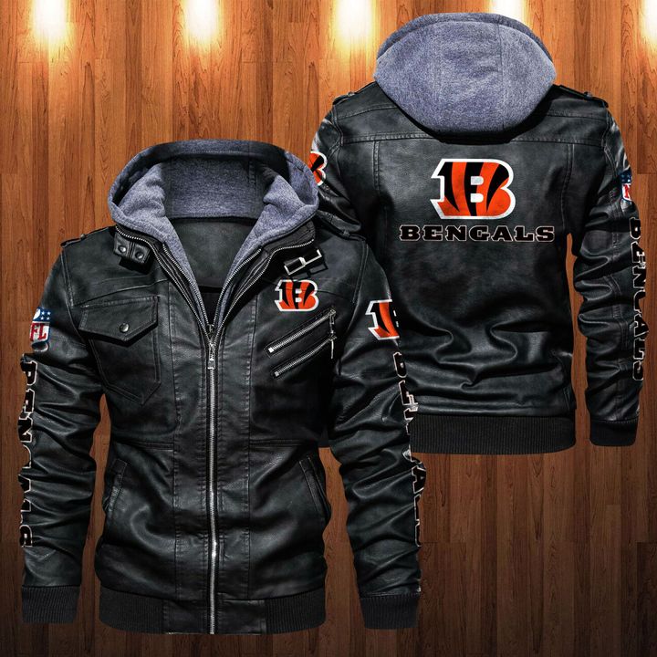 Cincinnati Bengals Leather Jacket - HVsun