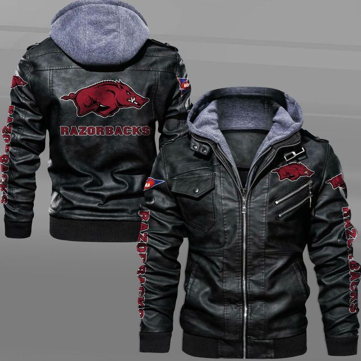 Arkansas Razorbacks Leather Jacket - HVsun
