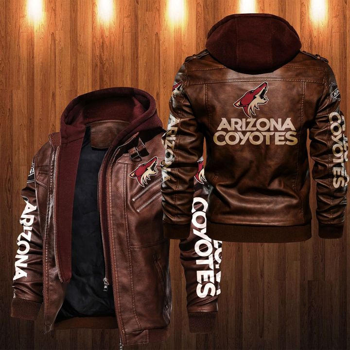 Arizona Coyotes Leather Jacket - HVsun