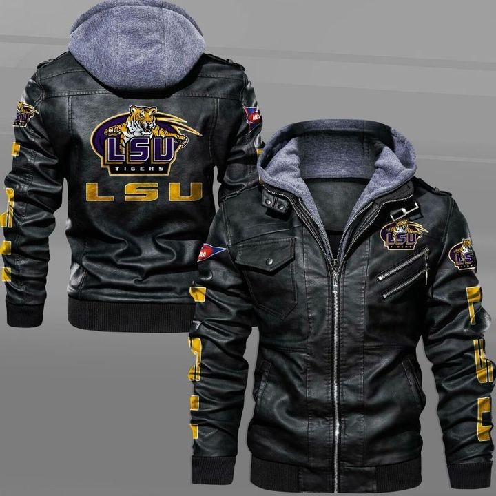 Lsu Tigers Leather Jacket - HVsun