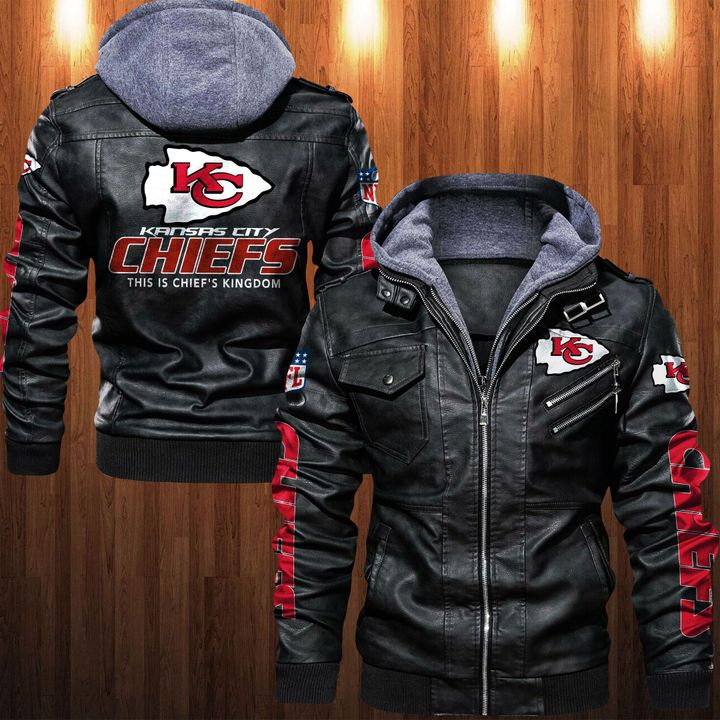 Kansas City Chiefs This is Chief's Kingdom Leather Jacket - HVsun