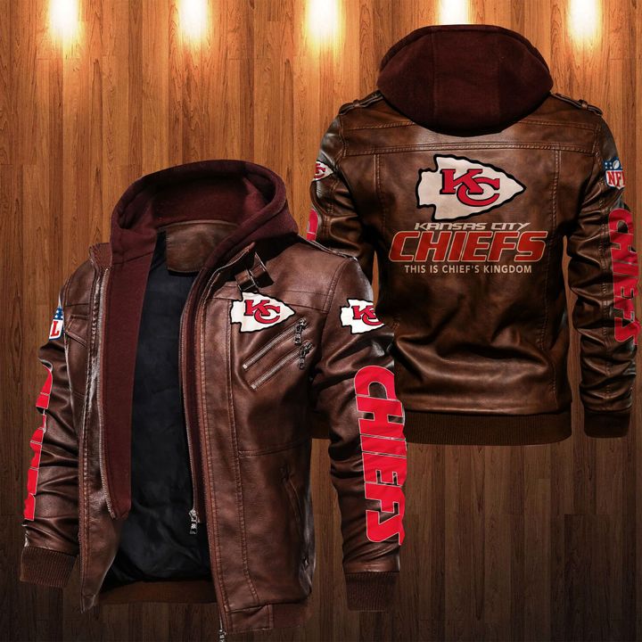 Kansas City Chiefs This is Chief's Kingdom Leather Jacket - HVsun