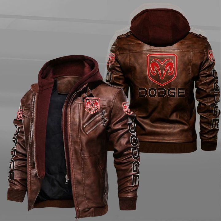 Dodge Automobile Leather Jacket - USALast