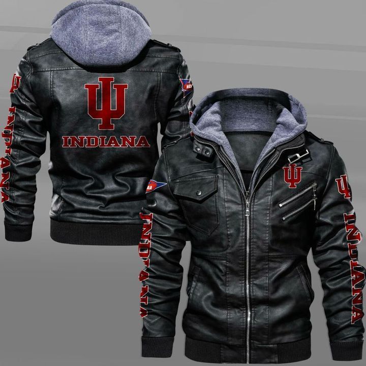Indiana Hoosiers Leather Jacket - HVsun