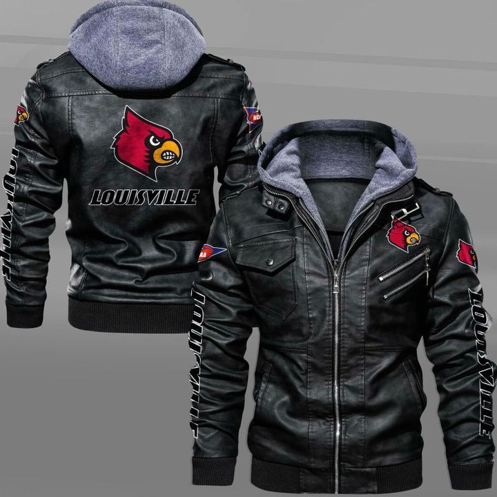 Louisville Cardinals Leather Jacket - HVsun