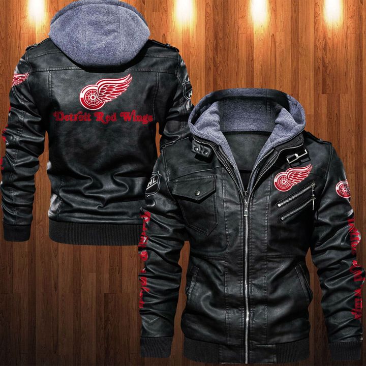 Detroit Red Wings Leather Jacket - USALast
