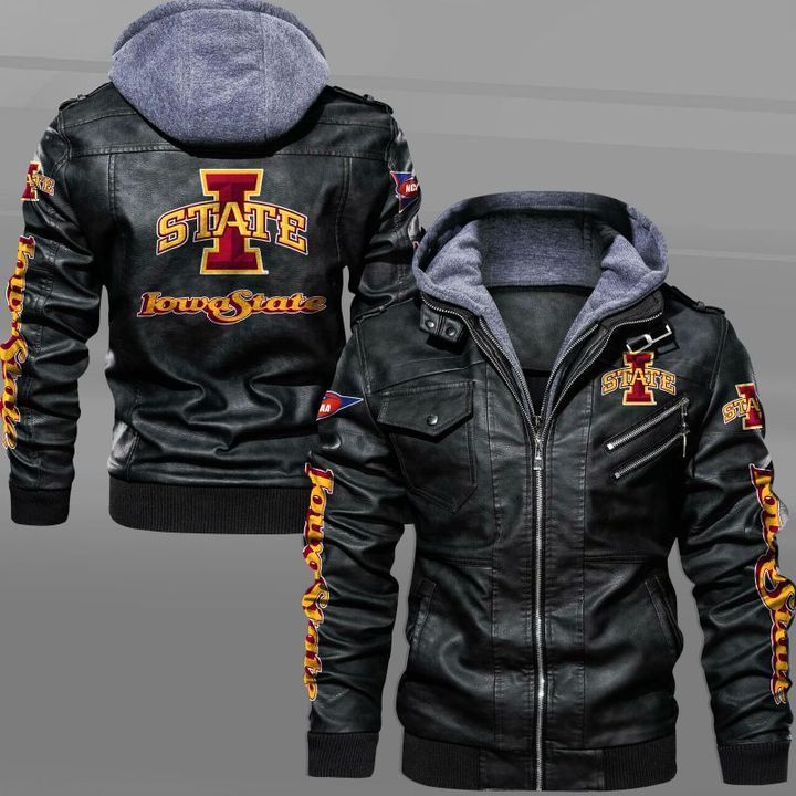 Iowa State Cyclones Leather Jacket - HVsun