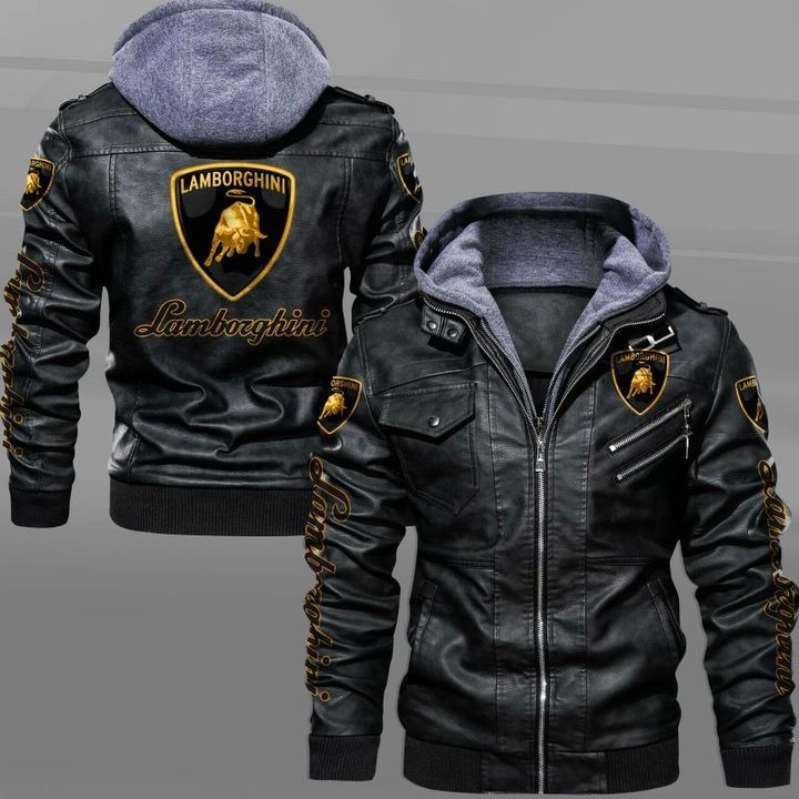 Lamborghini 2D Leather Jacket - HVsun