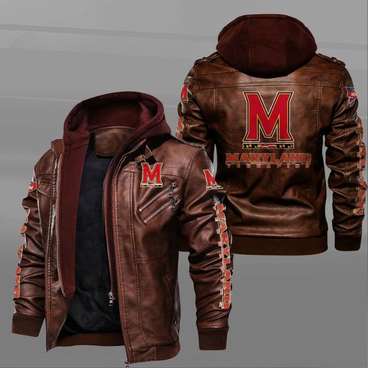 Maryland Terrapins Leather Jacket - HVsun
