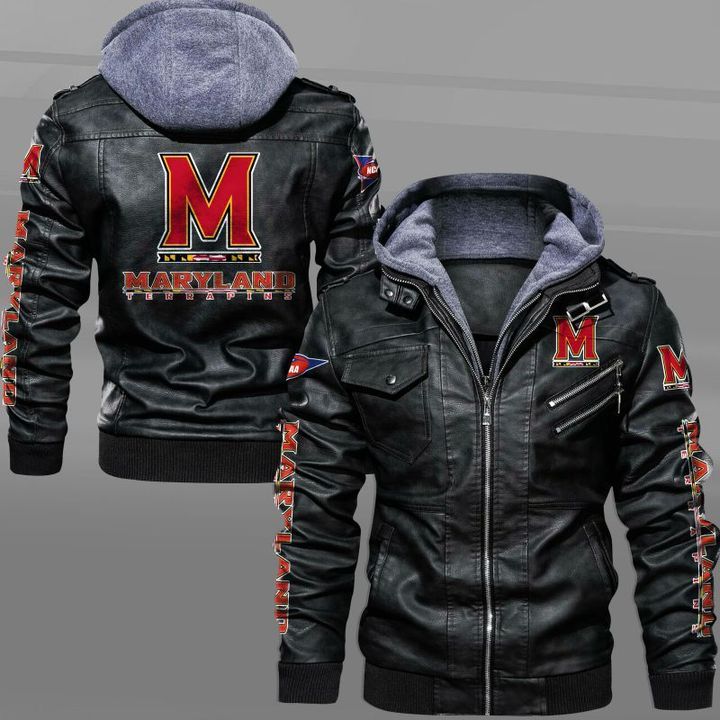 Maryland Terrapins Leather Jacket - HVsun