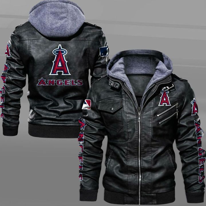 Los Angeles Angels Leather Jacket - HVsun