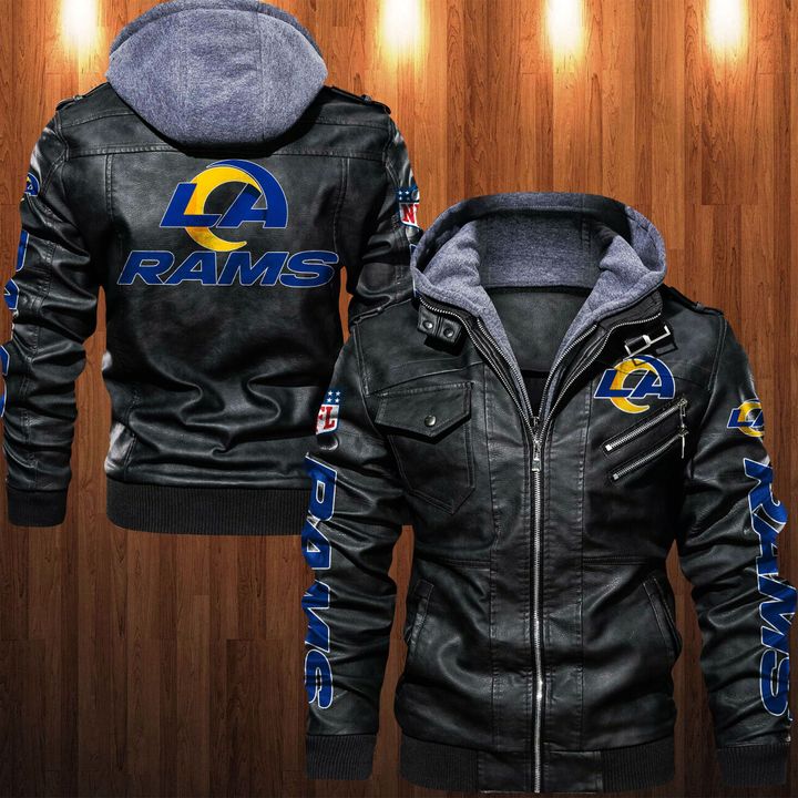 Los Angeles Rams Leather Jacket - HVsun