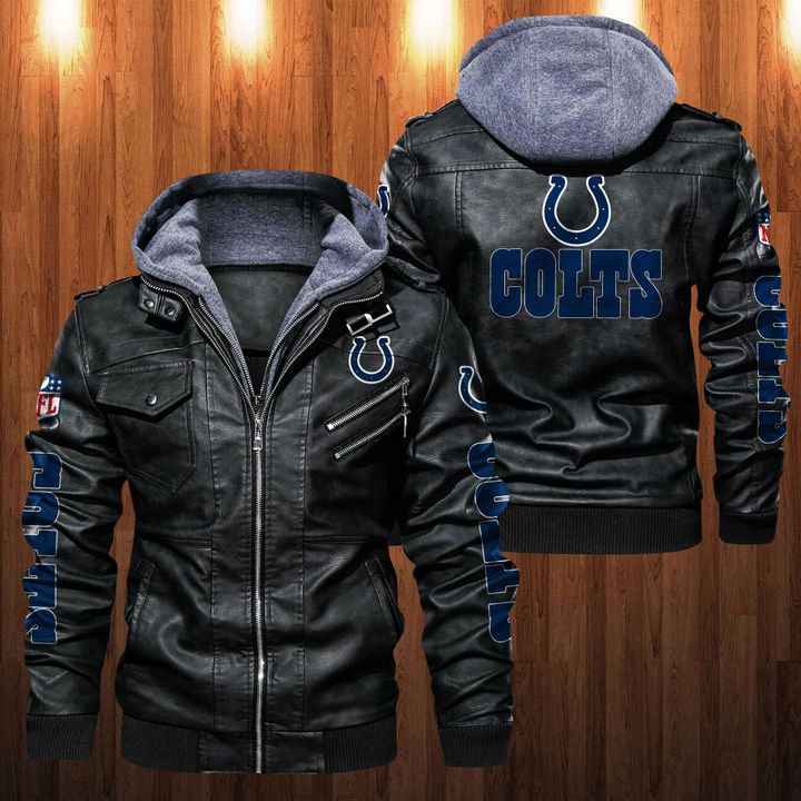 Indianapolis Colts Leather Jacket - HVsun