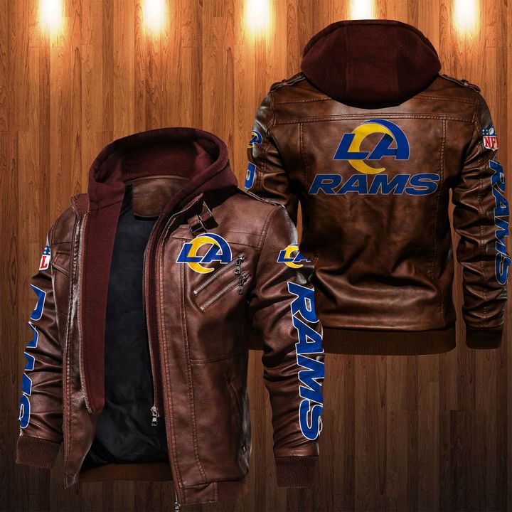 Los Angeles Rams Leather Jacket - HVsun