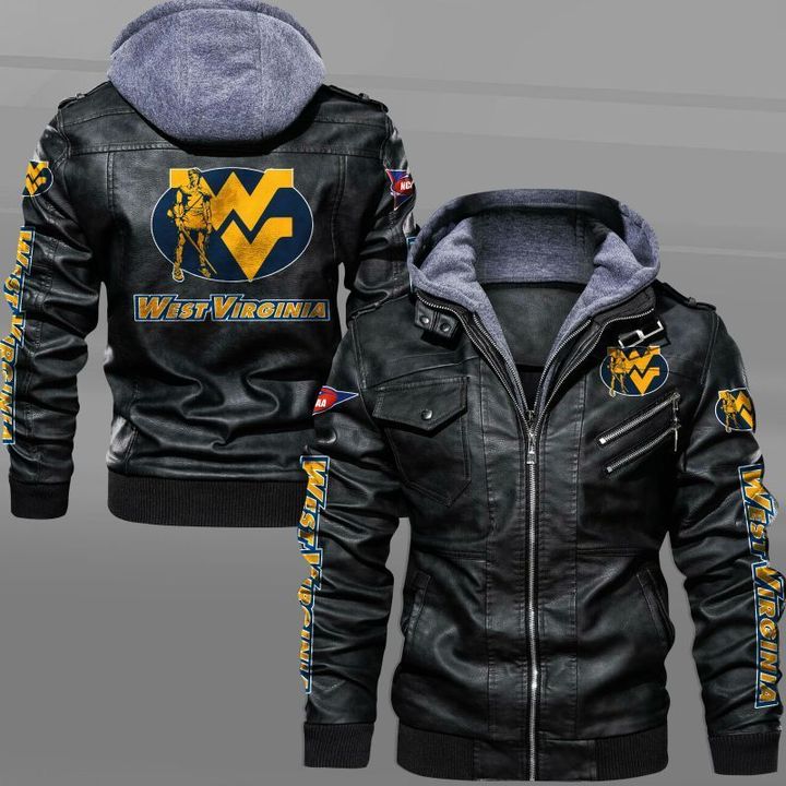 West Virginia Mountaineers Leather Jacket - HVsun