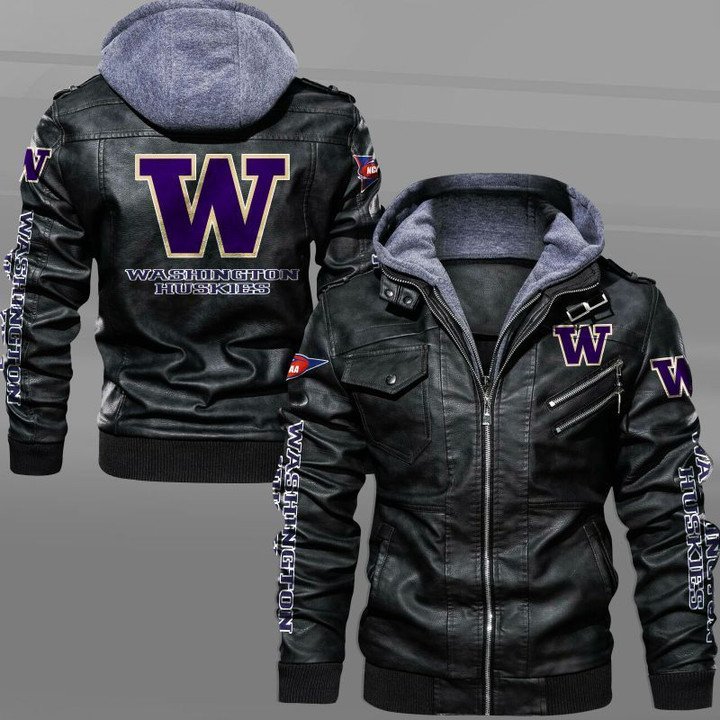 Washington Huskies Leather Jacket - HVsun