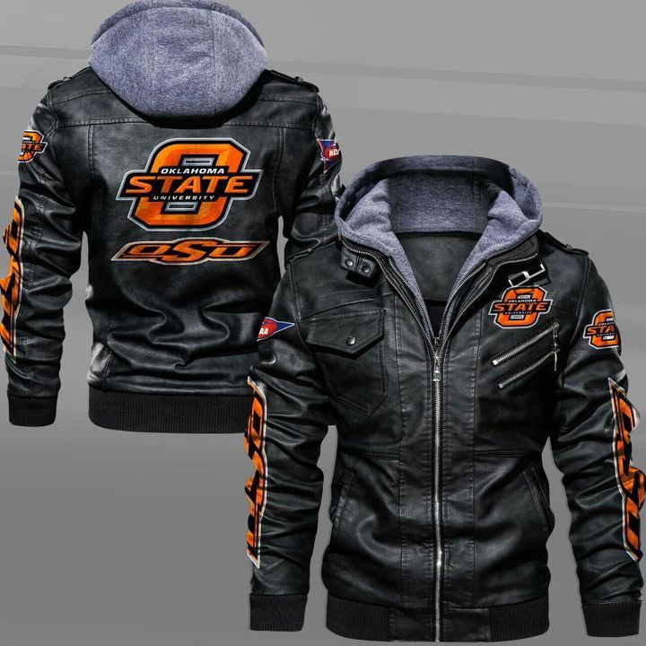 Oklahoma State Cowboys Leather Jacket - HVsun