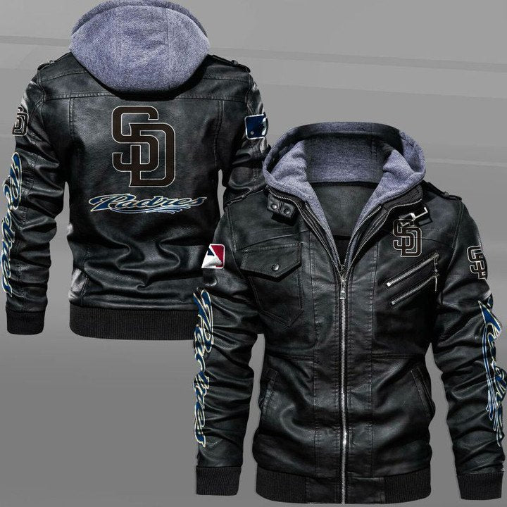 San Diego Padres Leather Jacket - HVsun