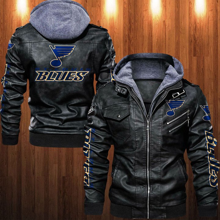 St. Louis Blues Leather Jacket - HVsun
