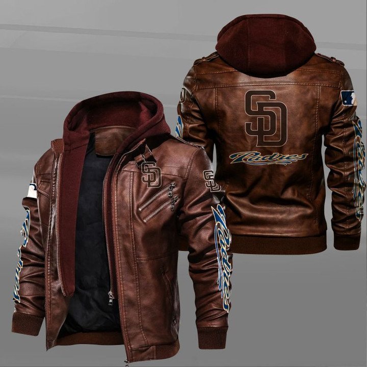 San Diego Padres Leather Jacket - HVsun