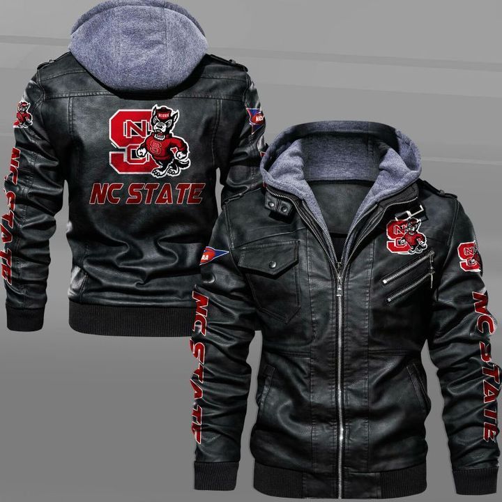 NC State Wolfpack Leather Jacket - HVsun