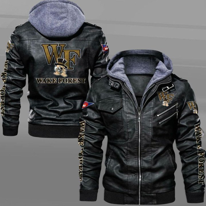 Wake Forest Demon Deacons Leather Jacket - HVsun