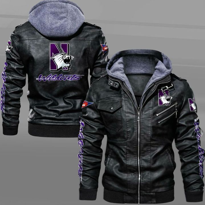 Northwestern Wildcats Football Leather Jacket - HVsun