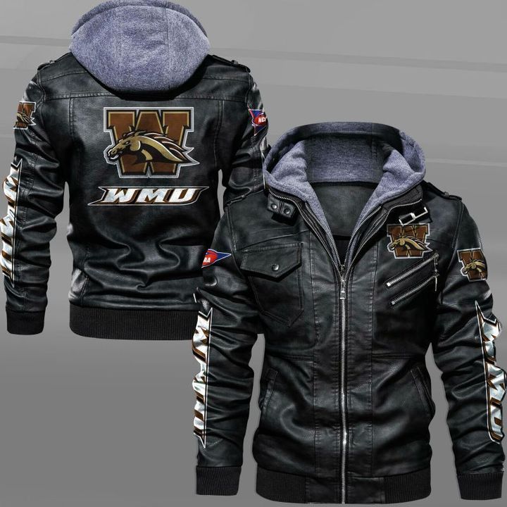 Western Michigan Broncos Leather Jacket - HVsun