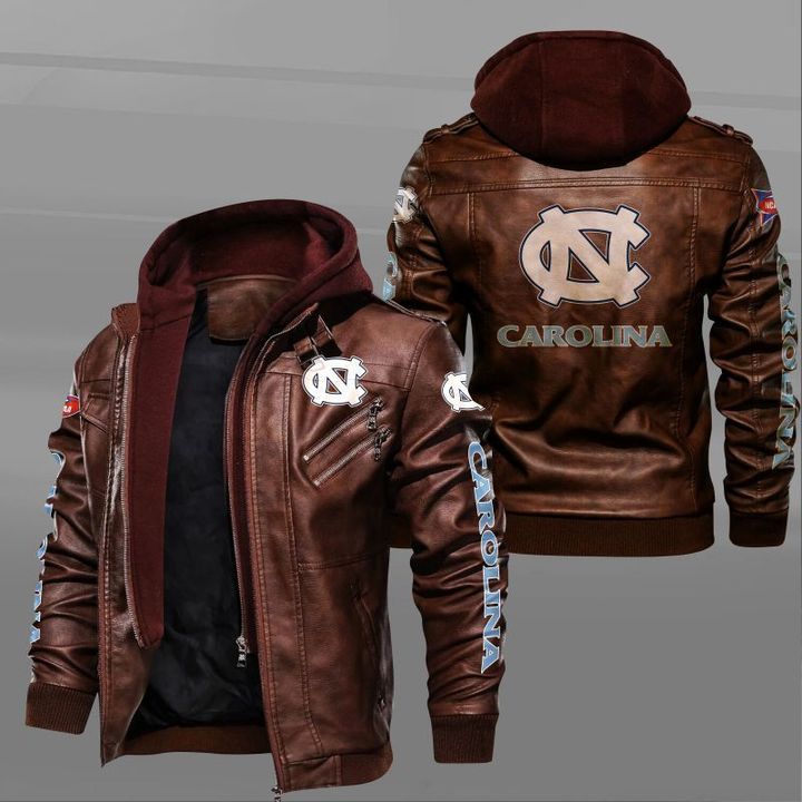 North Carolina Tar Heels Leather Jacket - HVsun