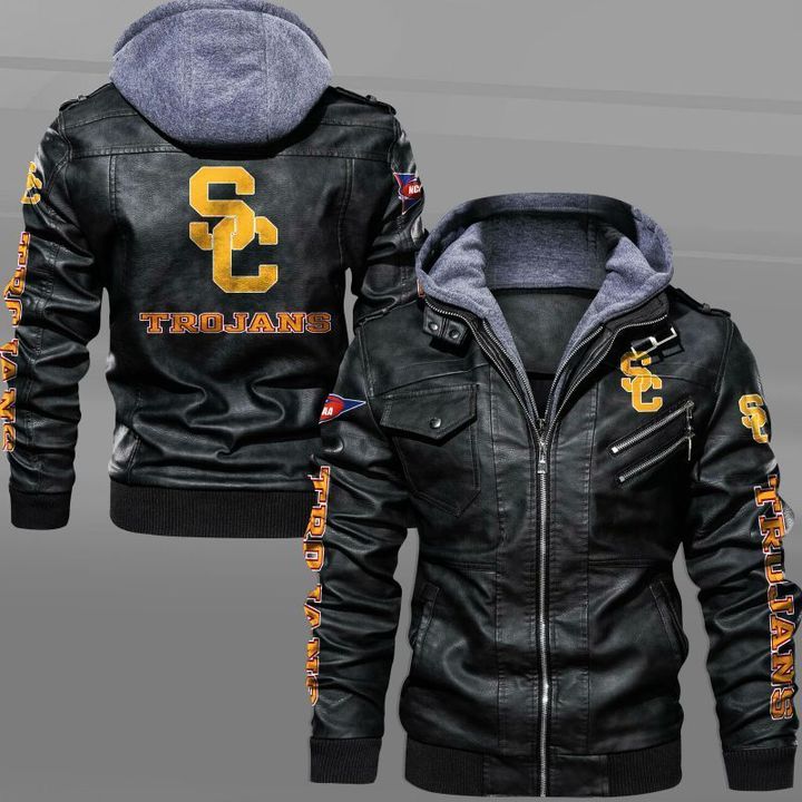 Usc Trojans Leather Jacket - HVsun