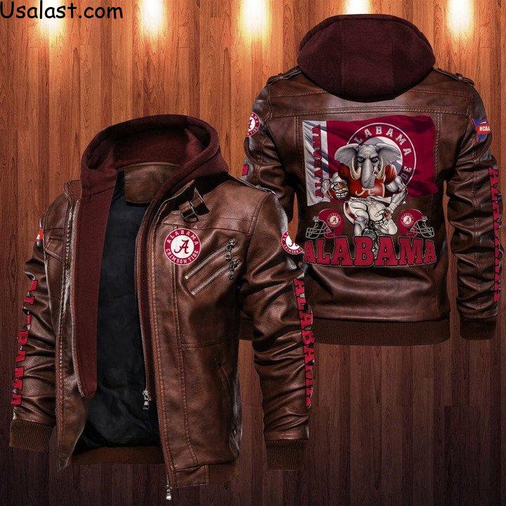 Alabama Crimson Tide Mascot Leather Jacket - HVsun