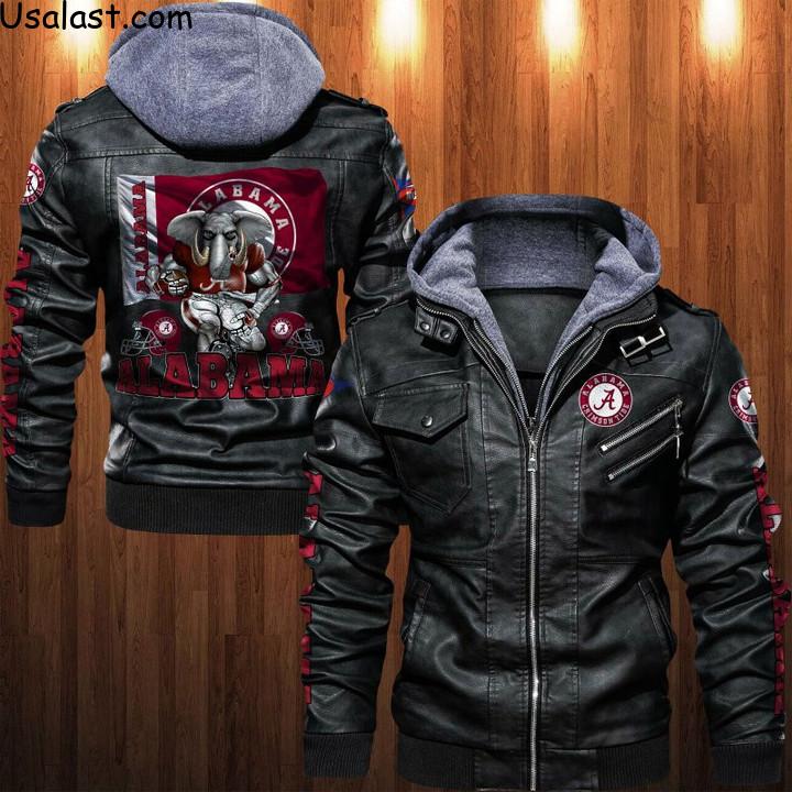 Alabama Crimson Tide Mascot Leather Jacket - HVsun