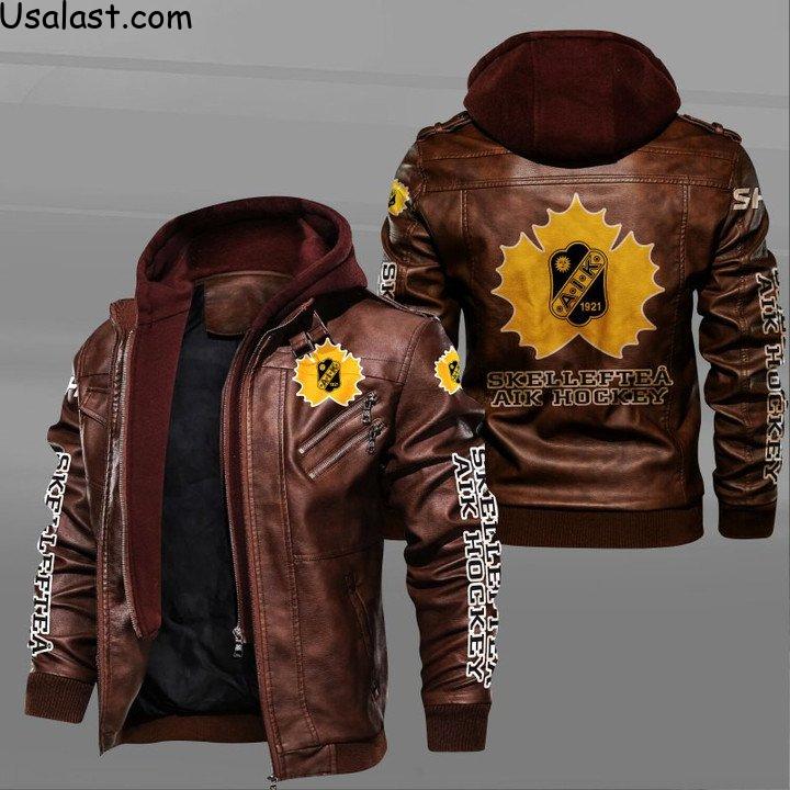 Skelleftea AIK Leather Jacket - HVsun