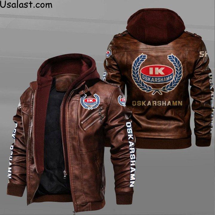 IK Oskarshamn Leather Jacket - HVsun