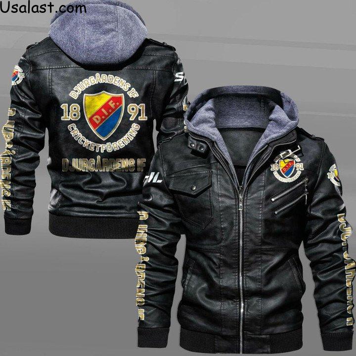 Djurgardens IF Leather Jacket - USALast