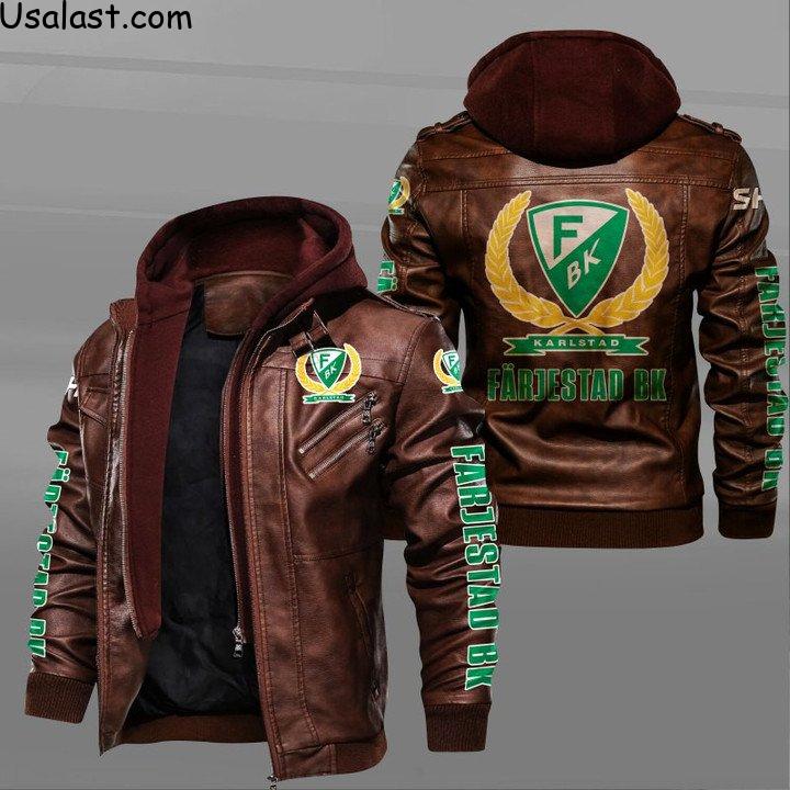 Farjestad BK Leather Jacket - USALast