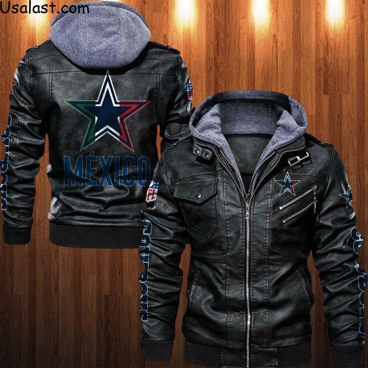 Dallas Cowboys Mexico Leather Jacket - USALast