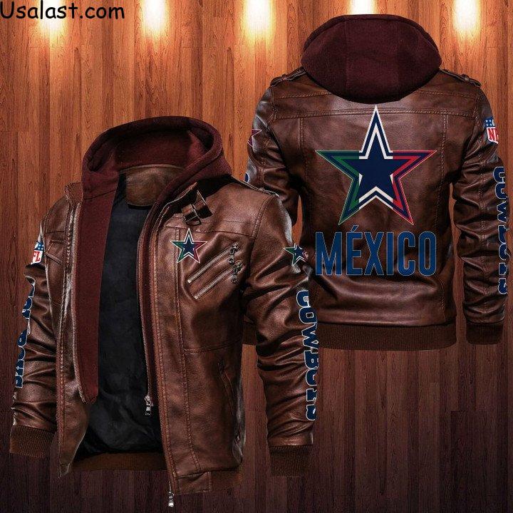 Dallas Cowboys Mexico Leather Jacket - USALast