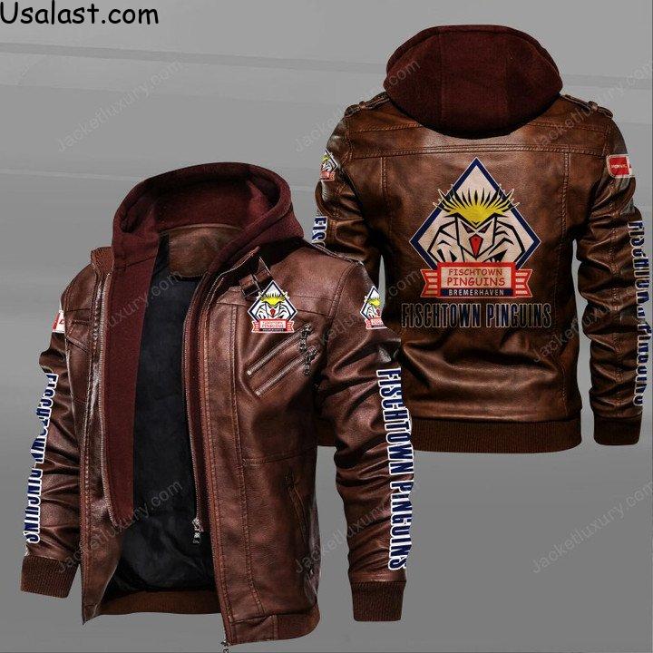 Fischtown Pinguins Leather Jacket - HVsun