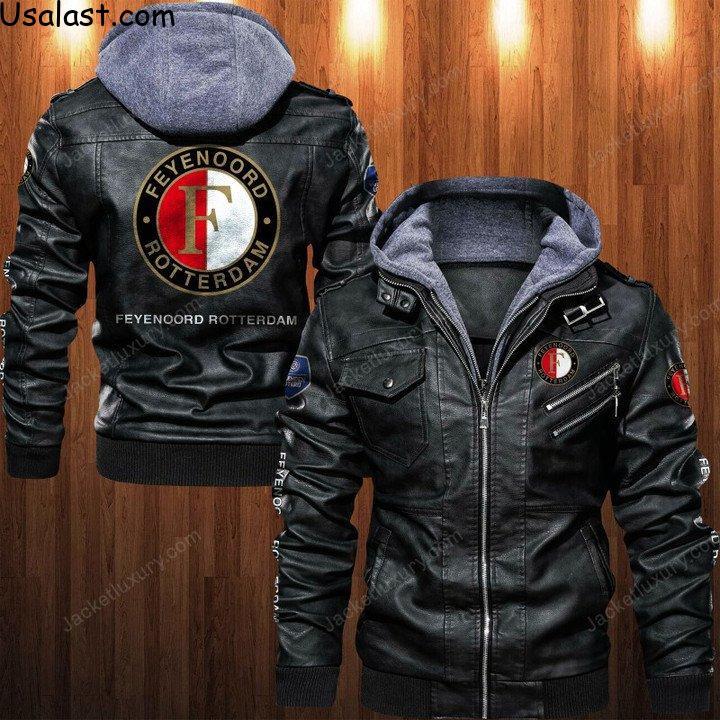 Feyenoord FC Leather Jacket - USALast