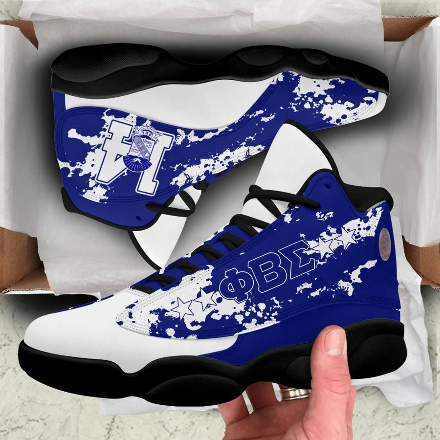 Fraternity Footwear - Phi Beta Sigma Sneakers J.13 Camouflage Style