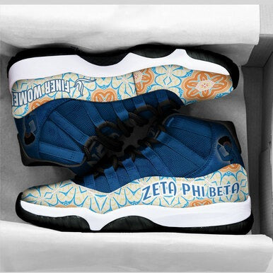 Sorority Footwear - Zeta Phi Beta Sneakers J11 Finer Women Style
