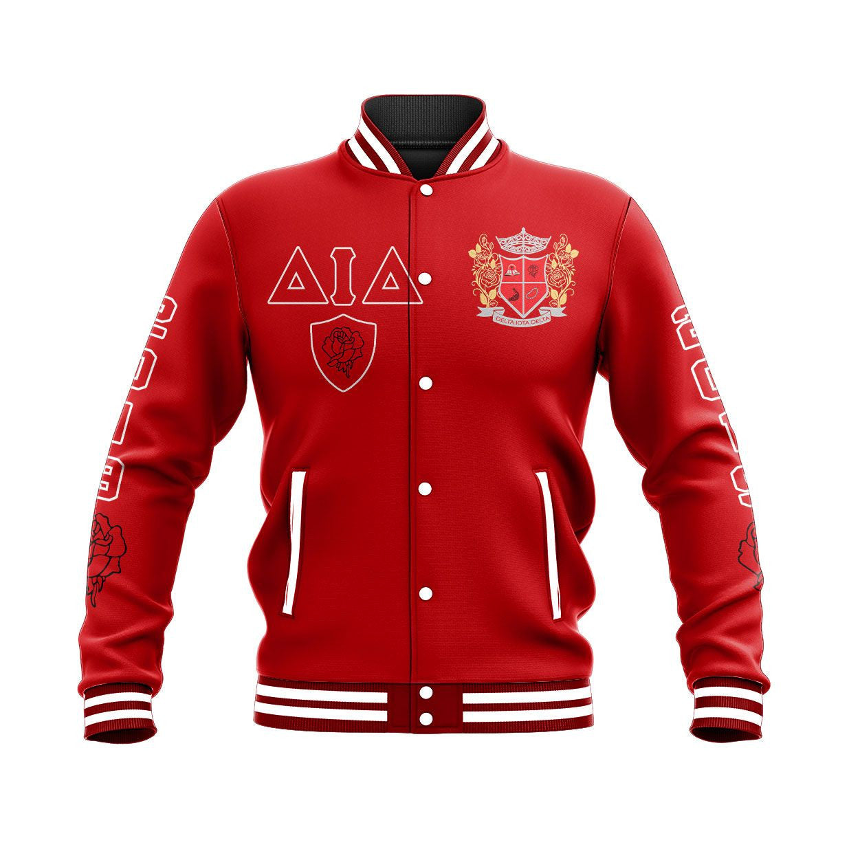 Sorority Jacket - Delta Iota Delta Edsel Baseball Jacket